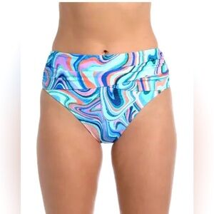 La Blanca Women's Cove Mid Waist Bikini Bottoms 56